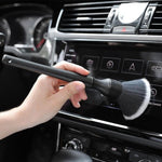 Car Details Soft Bristle Interior Brush Crevice Cleaning Brush, Style:, Short Black Handle, Long Black Handle, Short Red Handle, Long Red Handle, Short Blue Handle, Long Blue Handle