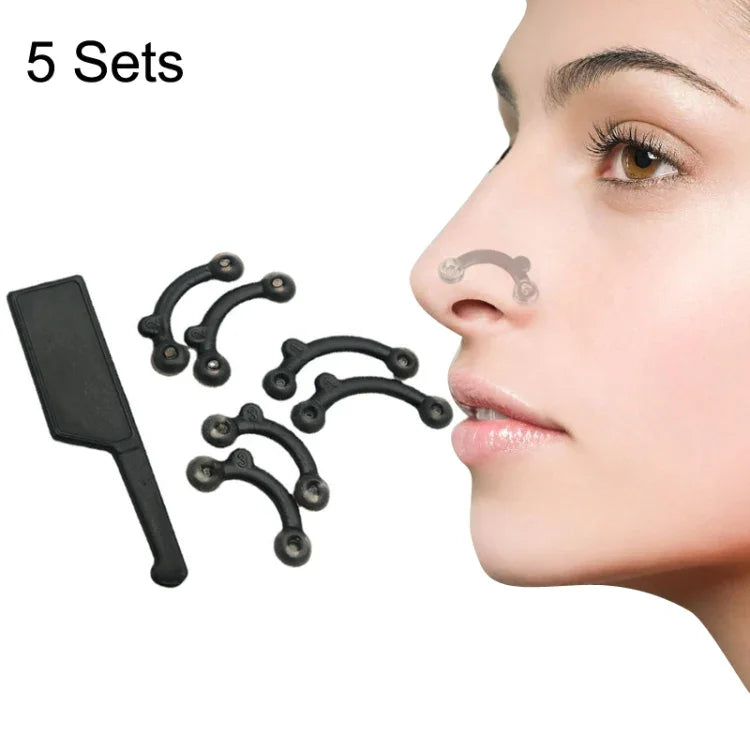 5 Bộ Đệm Mũi Silicone 3D Vô Hình Làm Đẹp Mũi