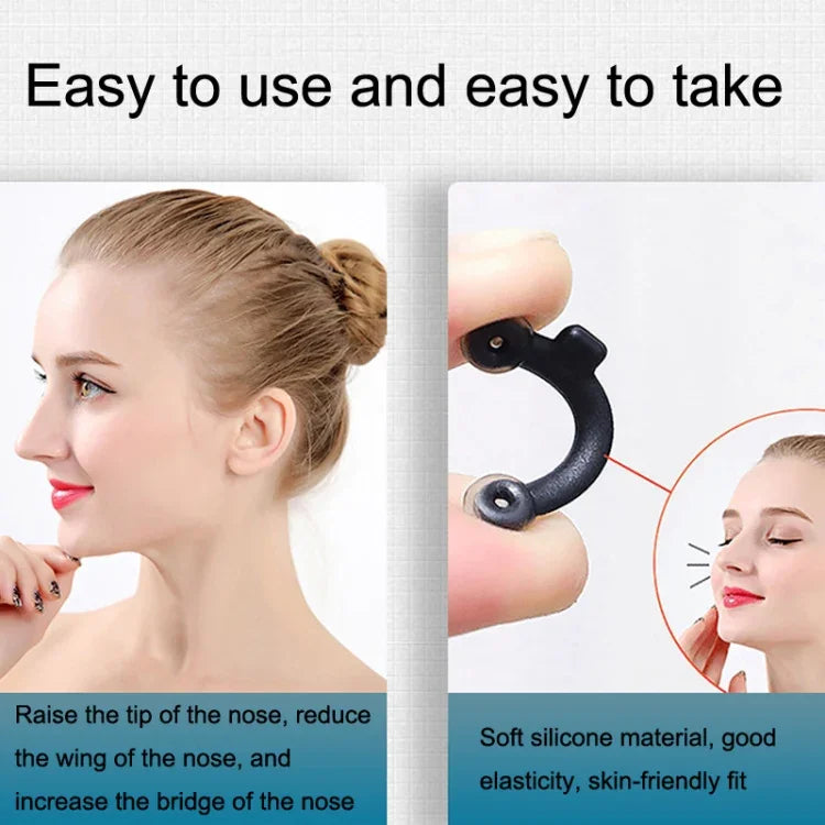 5 Bộ Đệm Mũi Silicone 3D Vô Hình Làm Đẹp Mũi