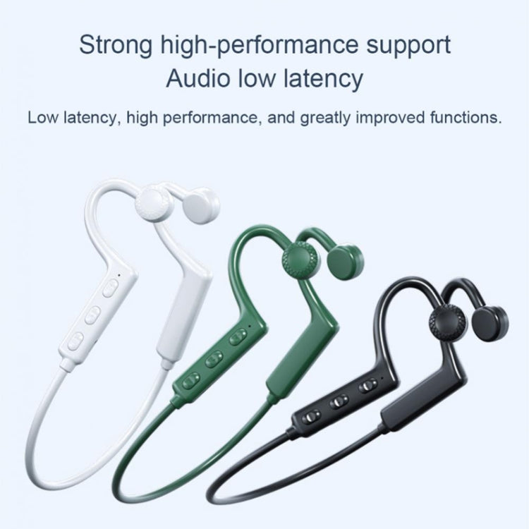 Tai nghe Bluetooth KS-19 dẫn âm treo cổ cho doanh nhân, KS-19 Đen