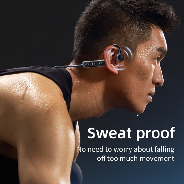 Tai nghe Bluetooth KS-19 dẫn âm treo cổ cho doanh nhân, KS-19 Đen