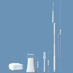 Disposable Household Vacuum Retractable Feather Duster, Style:, Long Handle+2 Clothes, Long Handle+4 Clothes, Long Handle+6 Clothes, Long Handle+12 Clothes, With Base+2 Clothes, With Base+4 Clothes, With Base+6 Clothes, With Base+12 Clothes