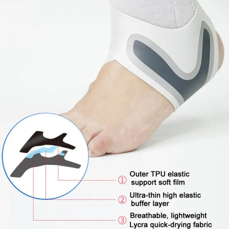 Dây Đeo Cố Định Bong Gân Mắt Cá Chân Mỏng Thoáng Khí, Kích Thước:, Chân Trái (S), Chân Trái (M), Chân Phải (M), Chân Trái (L), Chân Phải (L), Chân Trái (XL), Chân Phải (XL)