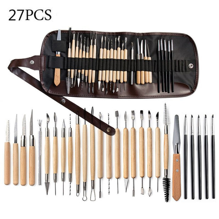 Bộ dụng cụ gốm sứ, dao khắc đất sét, đá, bộ dụng cụ kết hợp DIY đất sét, 22 trong 1, 24 trong 1, 27 trong 1, 32 trong 1