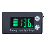 Đồng hồ đo điện áp DC kỹ thuật số hai dòng cho pin axit chì lithium, màu sắc:, Đỏ, Xanh lá, Xanh dương, Trắng, Đỏ + Nhiệt độ, Xanh lá + Nhiệt độ, Xanh dương + Nhiệt độ, Trắng + Nhiệt độ