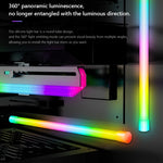 Thanh đèn LED silicone trang trí máy tính ARGB, Y360 tròn
