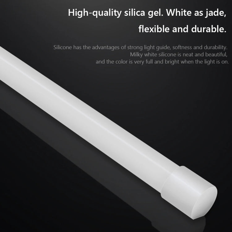 Thanh đèn LED silicone trang trí máy tính ARGB, Y360 tròn