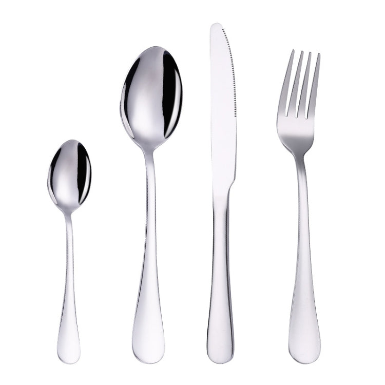 Bộ 4 món dao dĩa nĩa bít tết bằng thép không gỉ, màu thật, vàng, vàng hồng, nhiều màu, đen