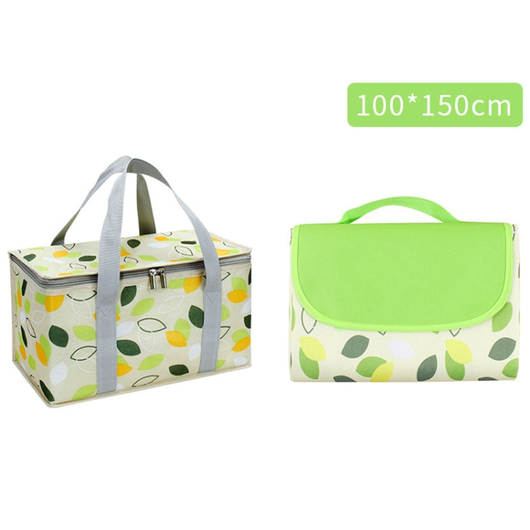 Bộ giỏ picnic chống ẩm di động JY2209, kích thước:, đỏ trắng, vàng trắng, lá, đỏ trắng+150x100cm, vàng trắng+150x100cm, lá+150x100cm, đỏ trắng+150x200cm, vàng trắng+150x200cm, lá+150x200cm, đỏ trắng+200x200cm
