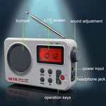 Đài radio retro di động SY-8801 màn hình LCD HD trọng lượng bass sóng ngắn, SY-8801