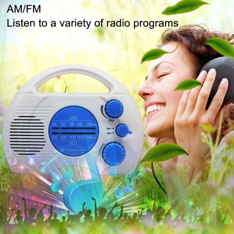 Đài Radio Hai Sóng AM/FM SY-910 Chống Nước IPX4 Di Động, SY-910