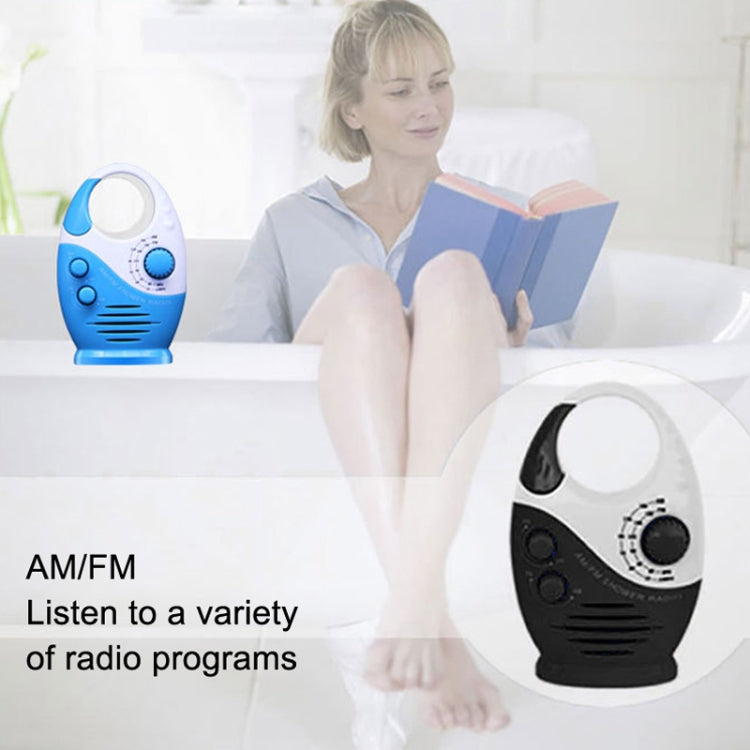 Đài radio nhỏ gọn chống nước Sayin SY-950 băng tần AM/FM phổ thông cho người lớn tuổi, SY-950 xanh, SY-950 đen