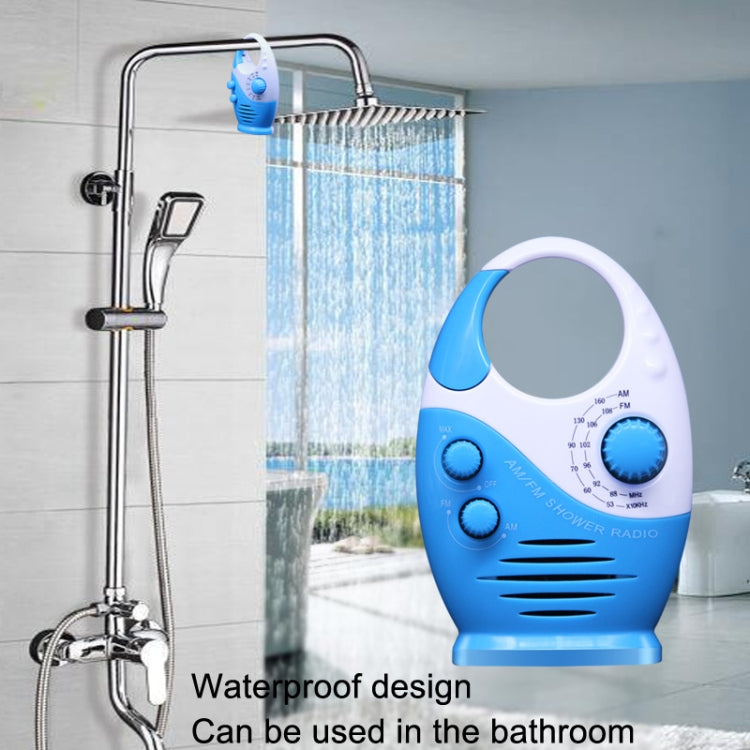 Đài radio nhỏ gọn chống nước Sayin SY-950 băng tần AM/FM phổ thông cho người lớn tuổi, SY-950 xanh, SY-950 đen