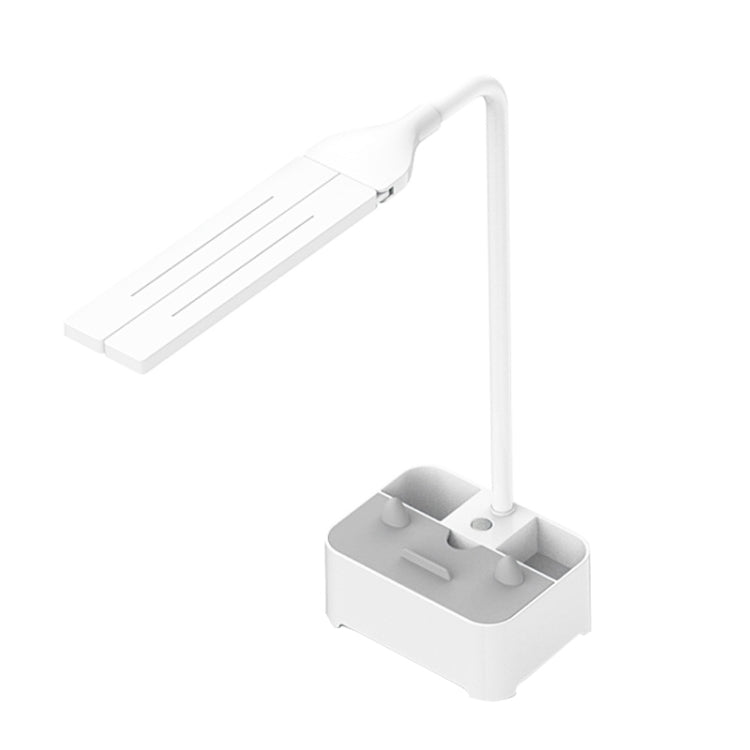 Đèn bàn USB giữ điện thoại di động cho học sinh, giá đỡ bút, bảo vệ mắt, Màu trắng, Hồng, Xanh lá