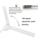 Đèn bàn USB giữ điện thoại di động cho học sinh, giá đỡ bút, bảo vệ mắt, Màu trắng, Hồng, Xanh lá
