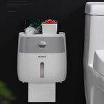 Giá đựng giấy vệ sinh đa năng hai tầng ECOCO E1804, Trắng+Xám, Trắng+Đen, Hồng+Hồng, Xanh+Xanh