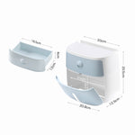Giá đựng giấy vệ sinh đa năng hai tầng ECOCO E1804, Trắng+Xám, Trắng+Đen, Hồng+Hồng, Xanh+Xanh