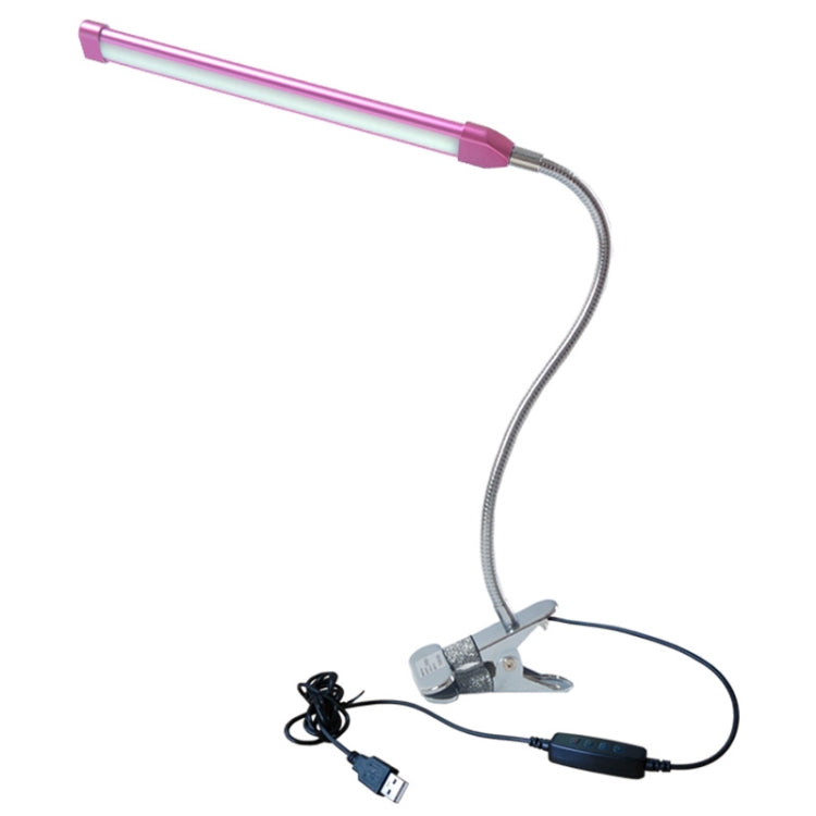 Đèn kẹp USB bảo vệ mắt cho học sinh, đèn bàn LED điều chỉnh độ sáng, Tím, Vàng, Đen, Bạc