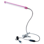 Đèn kẹp USB bảo vệ mắt cho học sinh, đèn bàn LED điều chỉnh độ sáng, Tím, Vàng, Đen, Bạc