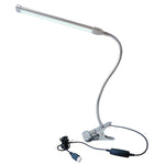 Đèn kẹp USB bảo vệ mắt cho học sinh, đèn bàn LED điều chỉnh độ sáng, Tím, Vàng, Đen, Bạc