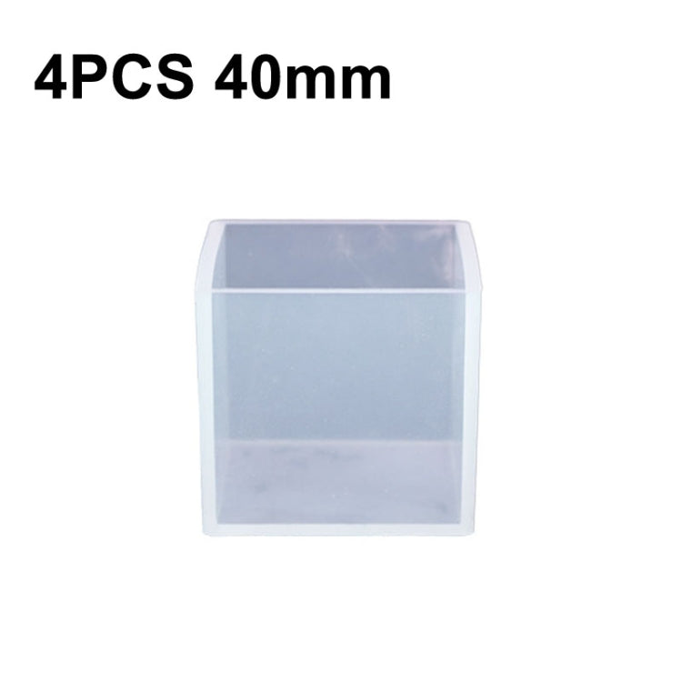 Khuôn silicon hình vuông đổ keo pha lê giọt nước, làm đồ trang sức thủ công DIY, 20 cái 20mm, 20 cái 25mm, 10 cái 35mm, 4 cái 40mm, 4 cái 50mm, 4 cái 65mm
