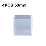 Khuôn silicon hình vuông đổ keo pha lê giọt nước, làm đồ trang sức thủ công DIY, 20 cái 20mm, 20 cái 25mm, 10 cái 35mm, 4 cái 40mm, 4 cái 50mm, 4 cái 65mm