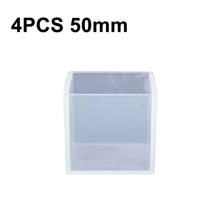 Khuôn silicon hình vuông đổ keo pha lê giọt nước, làm đồ trang sức thủ công DIY, 20 cái 20mm, 20 cái 25mm, 10 cái 35mm, 4 cái 40mm, 4 cái 50mm, 4 cái 65mm