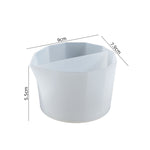 2 cái cốc tách màu epoxy pha lê DIY, cốc silicon tạo màu, kiểu: 2 cái 2 ngăn, 2 cái 3 ngăn, 2 cái 4 ngăn, 2 cái 5 ngăn