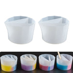2 cái cốc tách màu epoxy pha lê DIY, cốc silicon tạo màu, kiểu: 2 cái 2 ngăn, 2 cái 3 ngăn, 2 cái 4 ngăn, 2 cái 5 ngăn