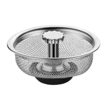 Lưới lọc inox chống tắc cho bồn rửa bếp, giao hàng kiểu tay cầm ngẫu nhiên, lưới lọc dày đặc