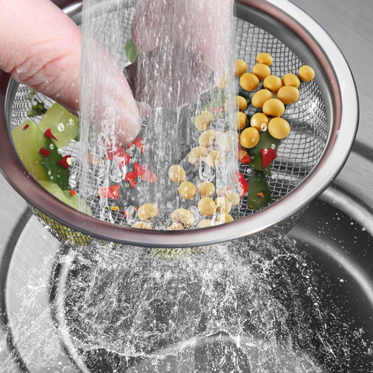 Lưới lọc inox chống tắc cho bồn rửa bếp, giao hàng kiểu tay cầm ngẫu nhiên, lưới lọc dày đặc