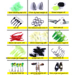 Phụ kiện cần câu mồi mềm giả cá vược HENGJIA, mồi câu nước ngọt, 110 cái/hộp