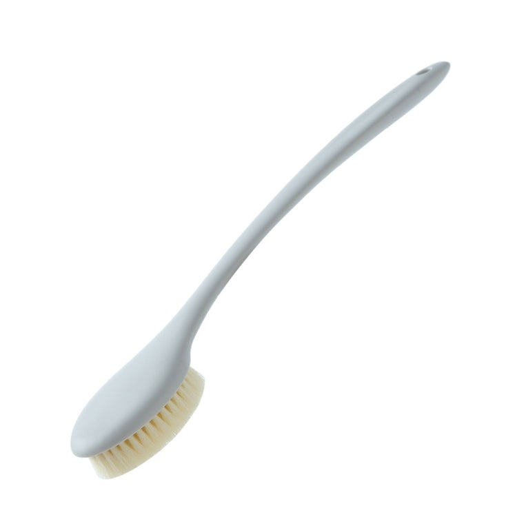 Bàn chải tắm lông mềm cán dài, bàn chải massage lông nylon, Lông mềm trắng, Lông mềm xám, Lông mềm xanh, Lông mềm hồng