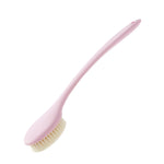 Bàn chải tắm lông mềm cán dài, bàn chải massage lông nylon, Lông mềm trắng, Lông mềm xám, Lông mềm xanh, Lông mềm hồng