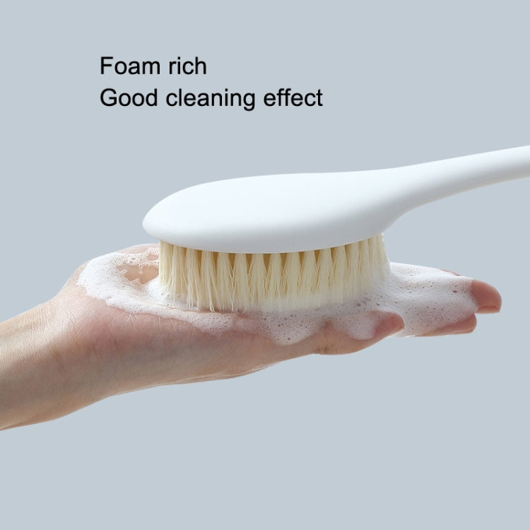 Bàn chải tắm lông mềm cán dài, bàn chải massage lông nylon, Lông mềm trắng, Lông mềm xám, Lông mềm xanh, Lông mềm hồng