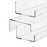 Kệ acrylic gắn tường cho nhà bếp, văn phòng, phòng sách, kệ acrylic kích thước 30x10x6cm, kệ acrylic kích thước 40x10x6cm