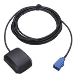 Bộ khuếch đại ăng-ten vệ tinh GPS DVD xe hơi GPS-01, giao diện SMA/FAKRA-C, chân đế nam châm