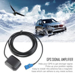 Bộ khuếch đại ăng-ten vệ tinh GPS DVD xe hơi GPS-01, giao diện SMA/FAKRA-C, chân đế nam châm