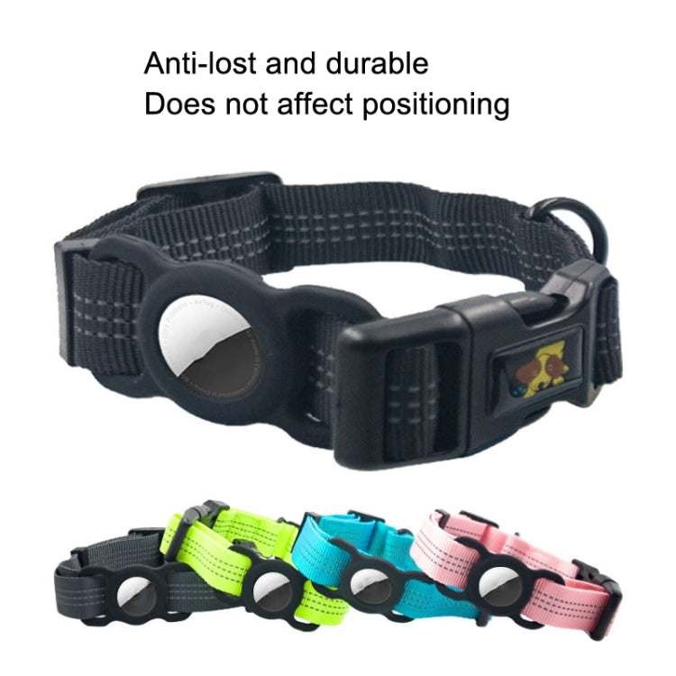 Vòng cổ thú cưng polyester PUGGA GG1002 thiết bị GPS bảo vệ vòng cổ chó, M, L