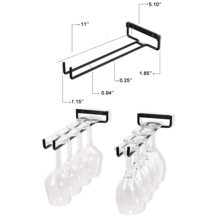 Giá đỡ cốc úp ngược bằng sắt rèn gia đình, giá đỡ cốc úp ngược