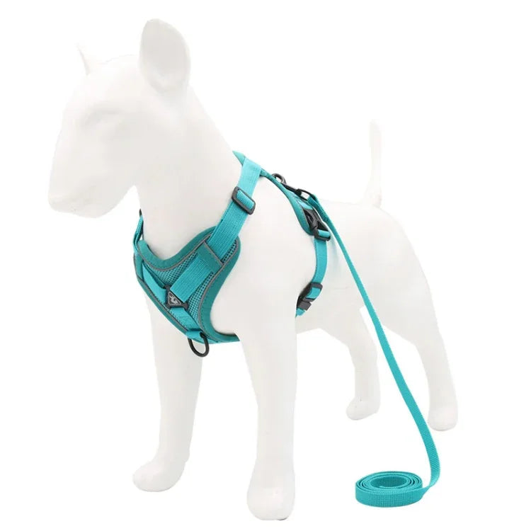 Dây Đeo Ngực Thú Cưng HT-864 Dây Dắt Chó Phản Quang Thoáng Khí, Kích Thước:, S, M, L, XL