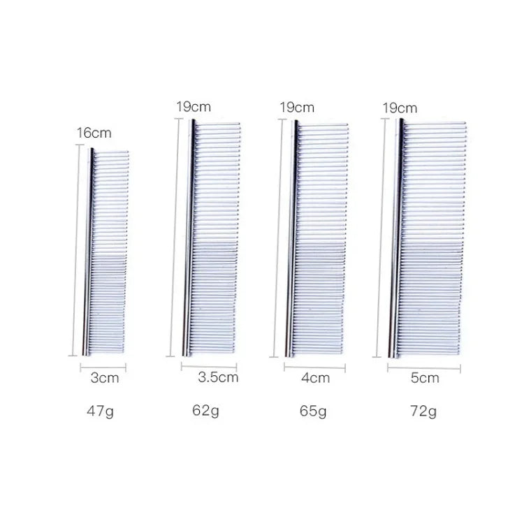 Lược Thép Không Gỉ Cho Thú Cưng, Thông số kỹ thuật: XL, XS, M, L, XL