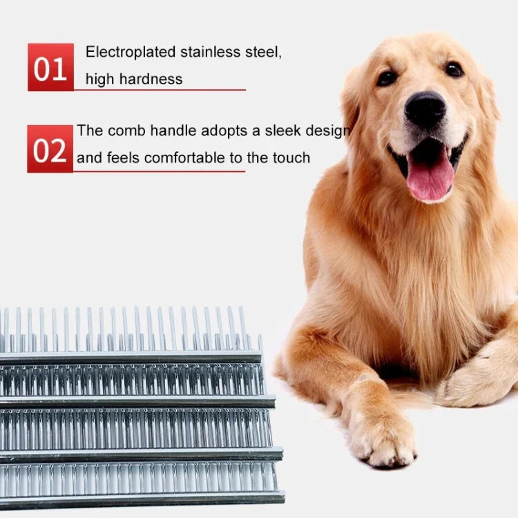Lược Thép Không Gỉ Cho Thú Cưng, Thông số kỹ thuật: XL, XS, M, L, XL