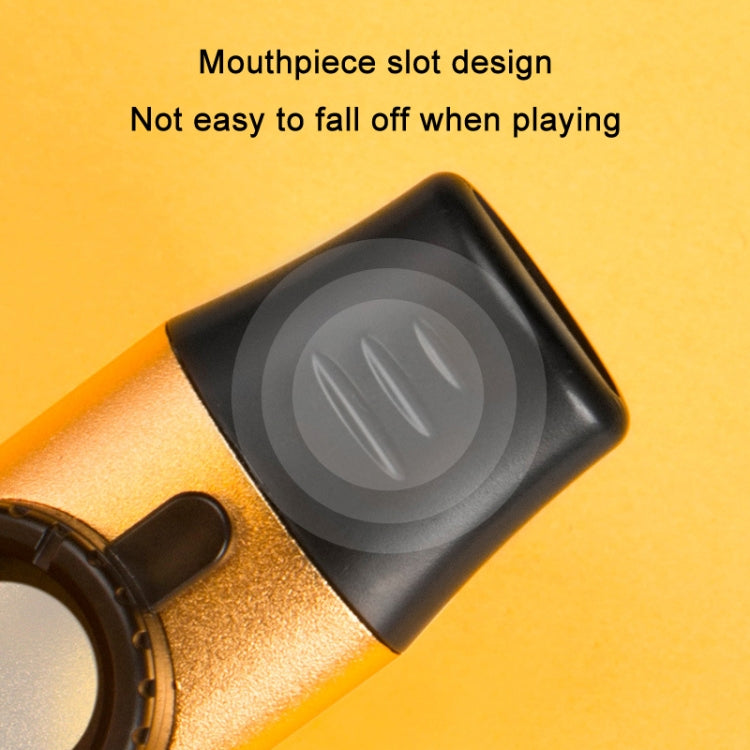 Kazoo điều chỉnh âm điệu chuyên nghiệp bằng kim loại, Kazoo âm điệu (Vàng), Kazoo âm điệu (Xanh lá), Kazoo âm điệu (Bạc)