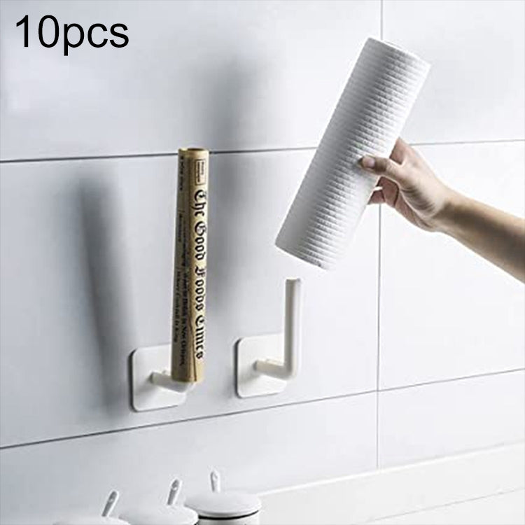 Móc dán không đục lỗ hình chữ L treo tường, giá treo