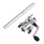 Bộ cần câu và máy câu cá loại bút LEO, thiết bị câu cá bỏ túi tiện lợi, H8022G Vàng, H8022PU Tím, H8022R Đỏ, H8022 Bạc, H8022B Đen, H8022BL Xanh dương