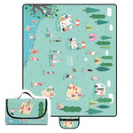 Outdoor Thickened Moisture-proof Waterproof Portable Camping Mat, Y008(1.5x2m), Y009(1.5x2m), Y011(1.5x2m), Y012(1.5x2m), Y017(1.5x2m)