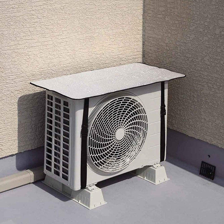 Bọc điều hòa không khí đa năng bằng nhôm lá composite chống cháy chống mưa, 80 x 40cm