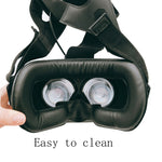 2 cái Mặt nạ mắt bọt da PU cho tai nghe HTC VIVE VR, Dày 2cm, Mỏng 1.5cm