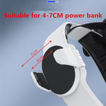 Dây đeo đầu VQ2 Elite có giá đỡ pin cho Meta Quest 2, dây đeo đầu VQ2
